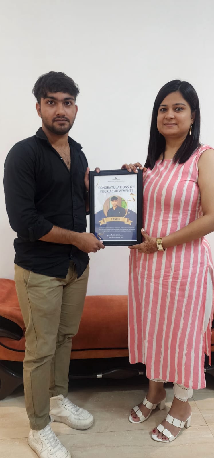 Visa or offer letter awarded to successful immigration consultancy client