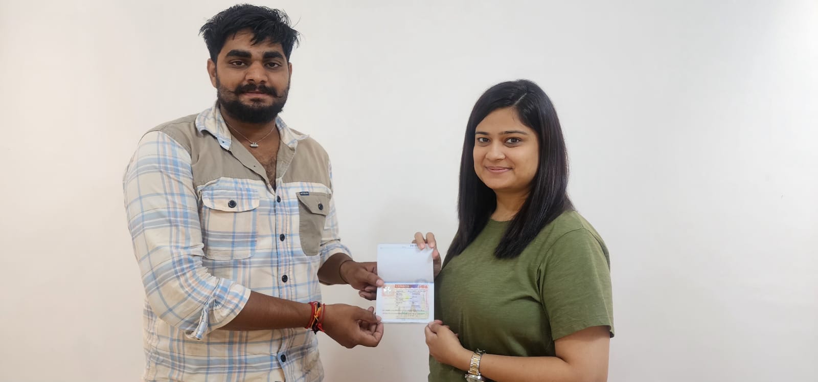 Visa or offer letter awarded to successful immigration consultancy client