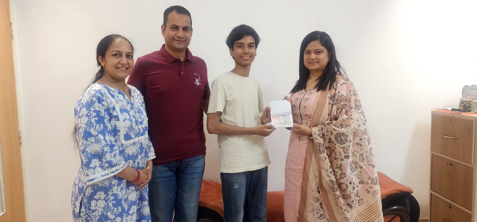 Visa or offer letter awarded to successful immigration consultancy client