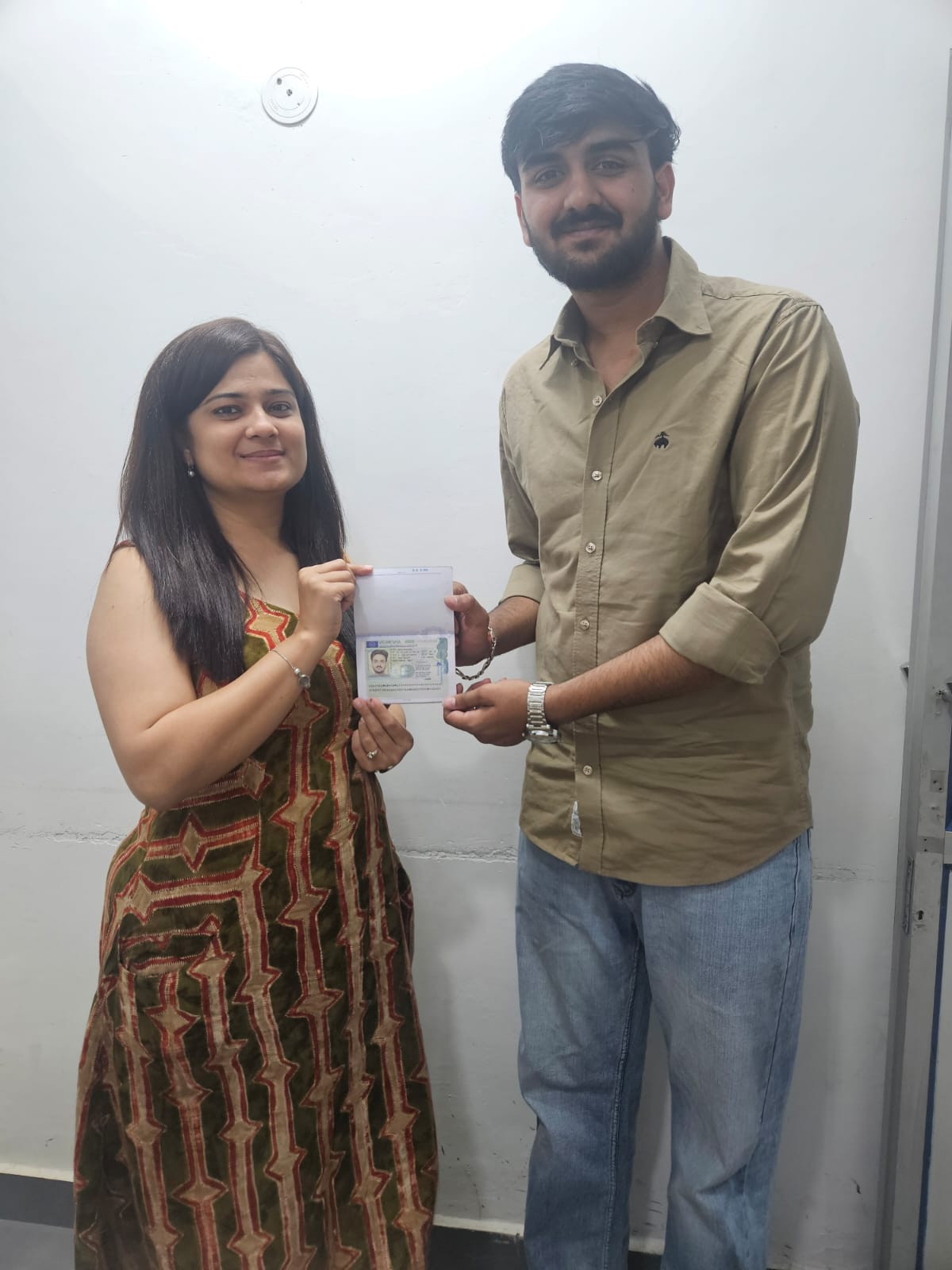 Visa or offer letter awarded to successful immigration consultancy client