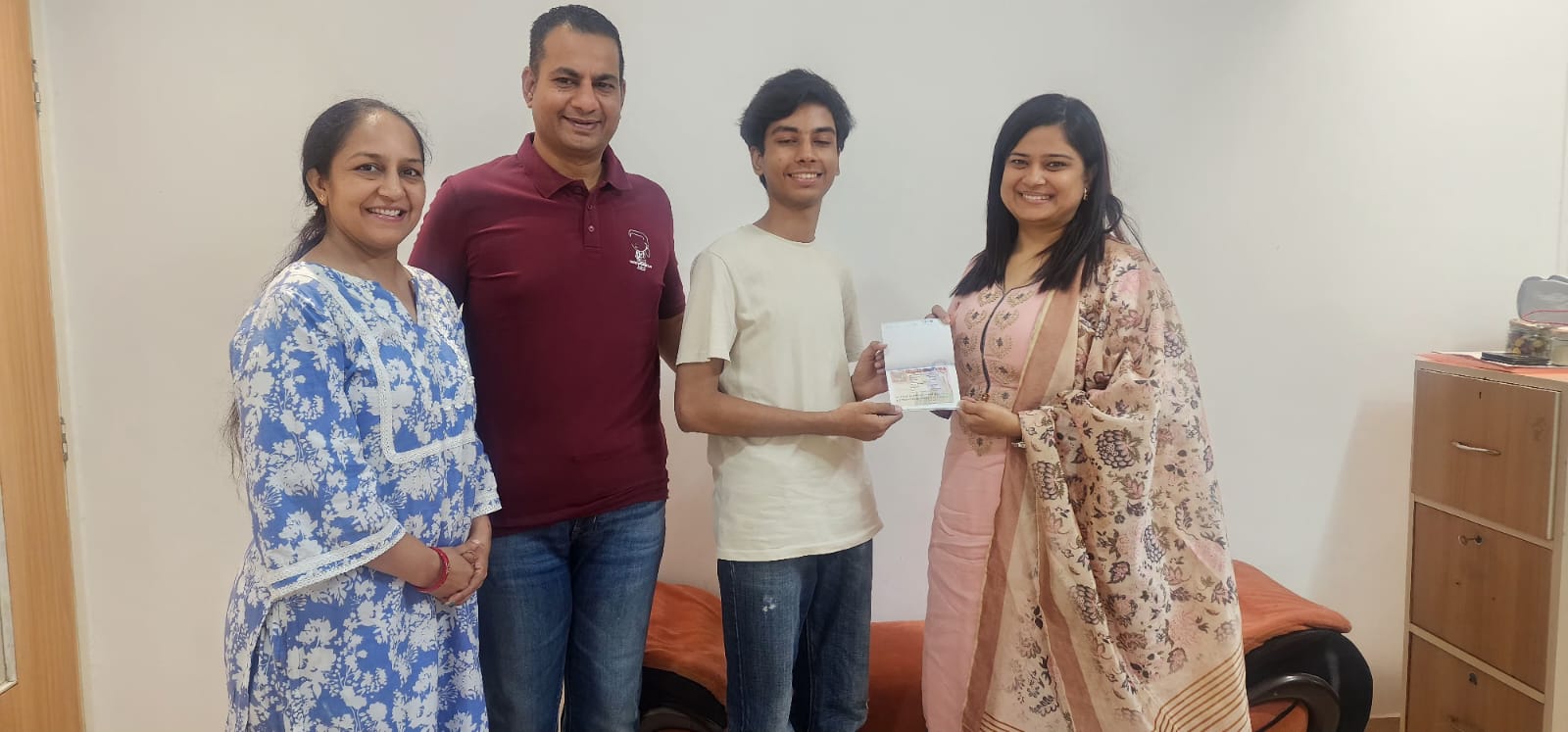 Visa or offer letter awarded to successful immigration consultancy client